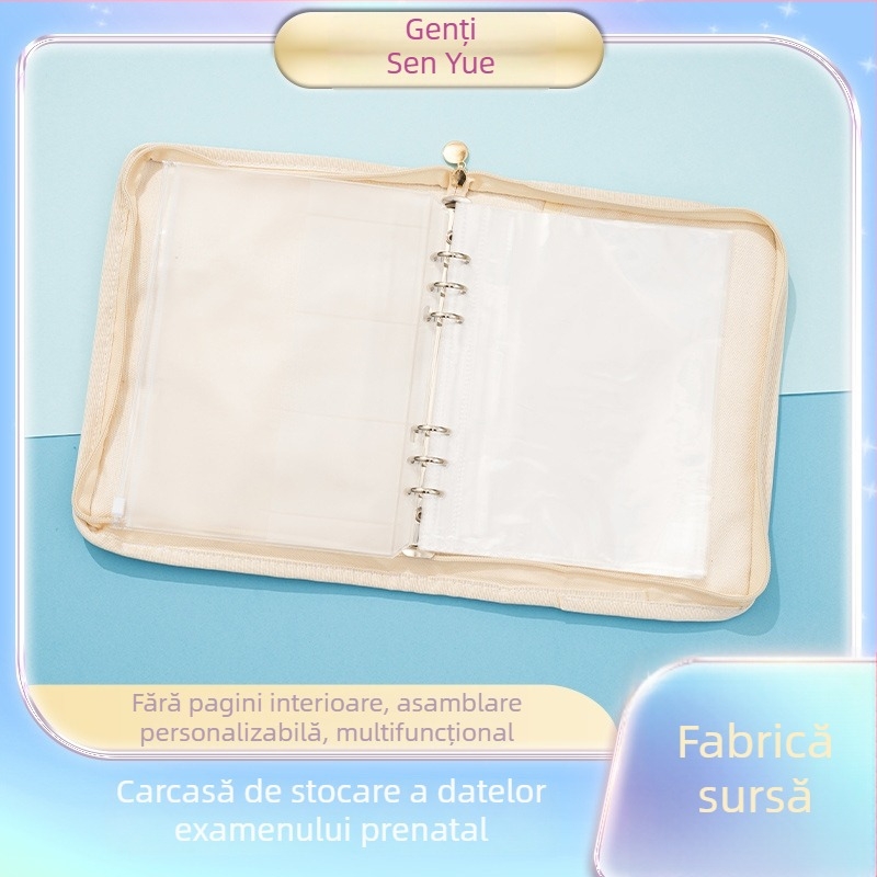 Carte de stocare a datelor pentru controalele în sarcină, din material textil, format A5