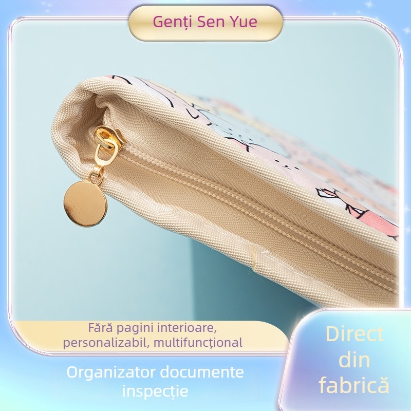 Carte de stocare a datelor pentru controalele în sarcină, din material textil, format A5