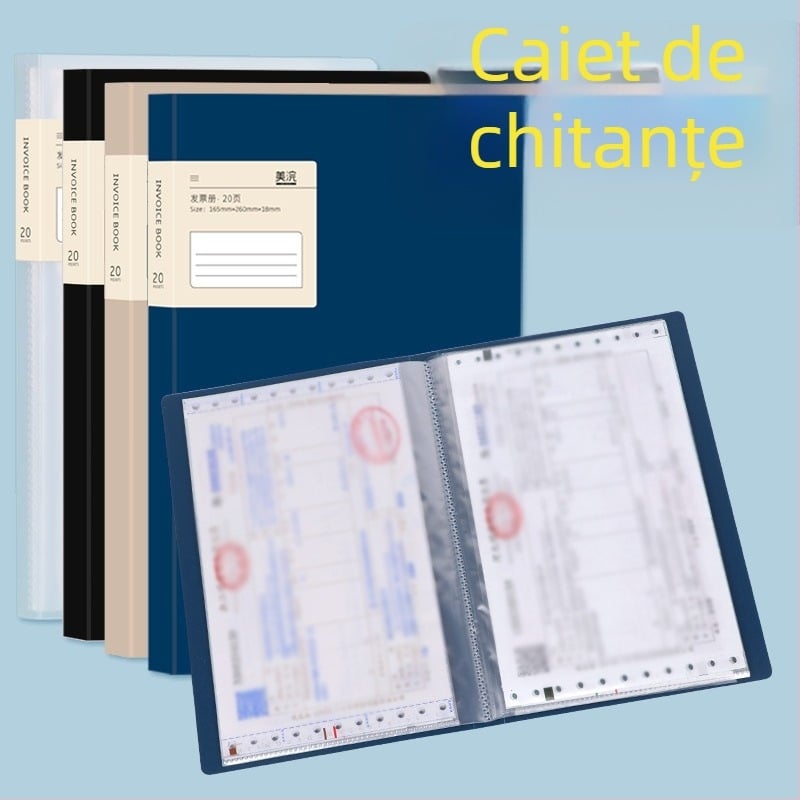 Organizator pentru facturi TVA și chitanțe fiscale