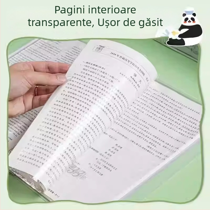 Deli XM703 Panda Series dosar de documente pentru birou, 30/40/60 de pagini