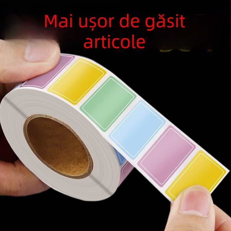 Etichete color rezistente la apă, scrise, autocolante, etichete cu nume