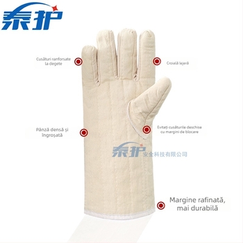 Mănuși lungi izolante termic, cu degete îngroșate, rezistente pentru cuptor și bucătărie, protecție la temperaturi înalte, căptușite cu bumbac