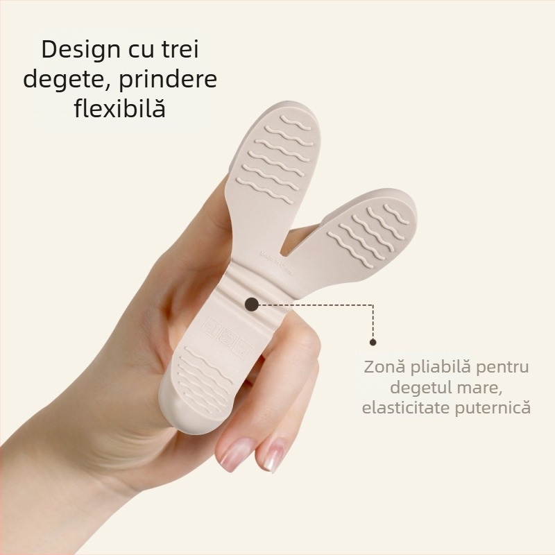 FaSoLa mănuși din silicon anti-arsură pentru bucătărie, rezistente la temperaturi ridicate, pentru cuptor cu microunde, clipsuri antiderapante pentru degete