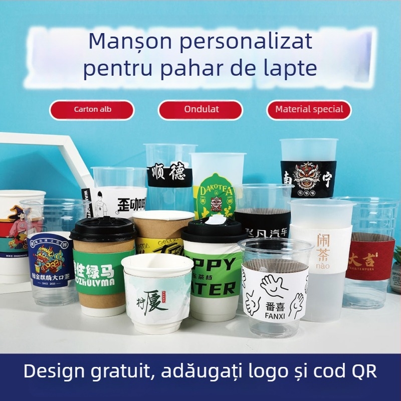 Husă pentru ceașcă de ceai cu lapte, cu lamâie anti-ingheț, logo 9890 calibru, cataramă ondulată – versiune pentru fabricarea de cuie