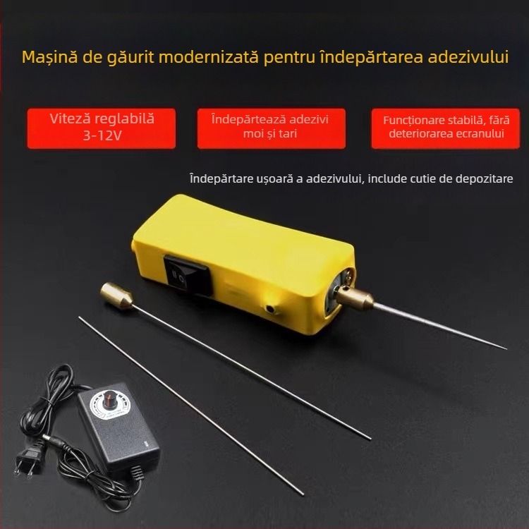Instrument de îndepărtare a adezivului pentru telefoane mobile, pentru repararea ecranelor cu iluminare rece, gravură OCA, lipire a ecranului și îndepărtare pneumatică a adezivului