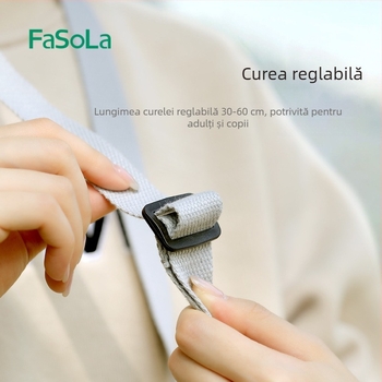 FaSoLa husă izolantă portabilă pentru sticlă de apă, exterior, capacitate mare, geantă pentru sticlă cu curea de umăr sau mâner