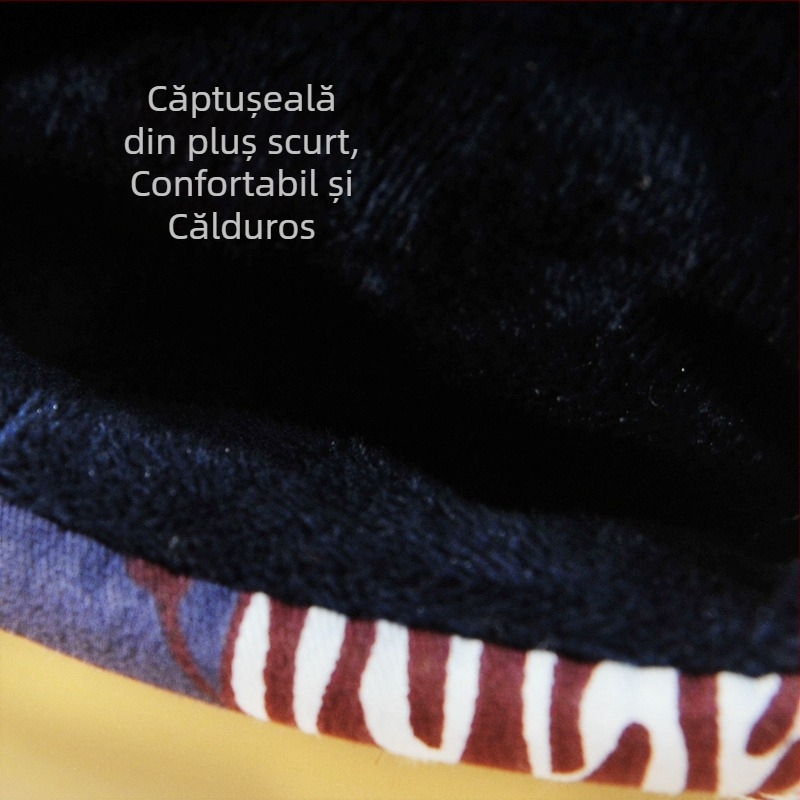 Cuib încălzit pentru hamster, din bumbac cald, căptușit cu fleece, pat de dormit de iarnă, pentru agățat în cușcă