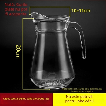 Capac din plastic PS pentru ceainic și ceașcă de apă, design octagonal