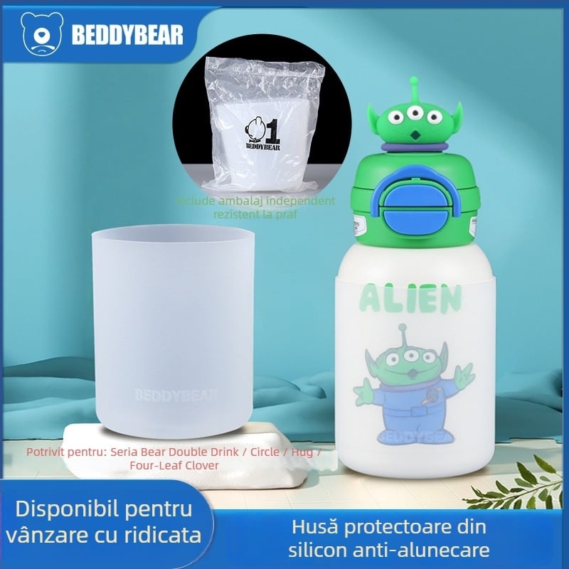 Husă protectie din silicon pentru Cup Bear – pentru copii, anti-derapare, durabilă