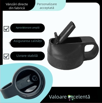 Capac Hydroflask pentru termos cu dop din plastic pentru pai și capac PP pentru ceașcă, etanș cu duză din cauciuc