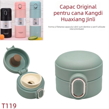 Capac T119 Kuangdi pentru termos, accesorii Huaxiang pentru pahar de apă, capac Jinli nr. 8003, capac rabatabil (pop-up), etanș