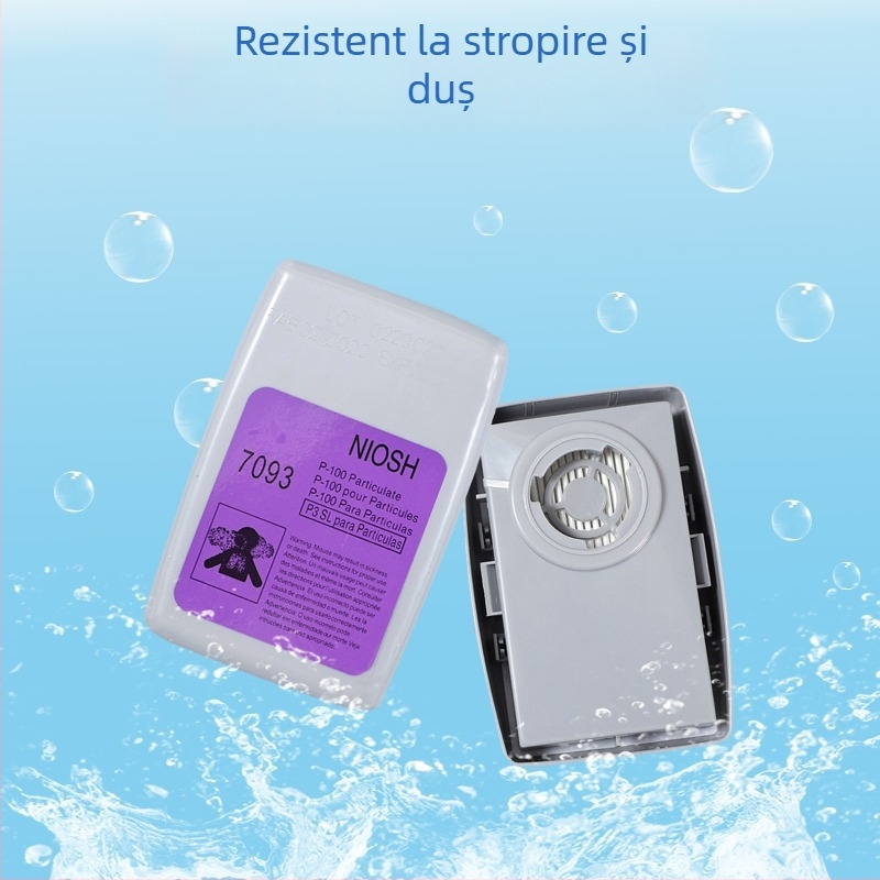 Cutie de filtru P100 cu cărbune activ pentru praf de șlefuire și decorare, praf din mină — protecție respiratorie