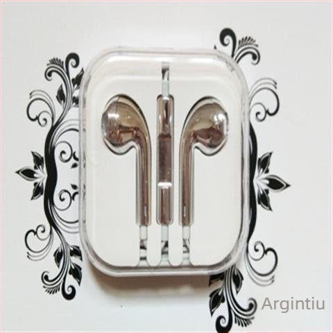 Căști in-ear cu cablu, conector 3.5 mm, formă de L, compatibile cu vivo, iQOO, Huawei, OPPO și Honor 20 — argintiu / roșu