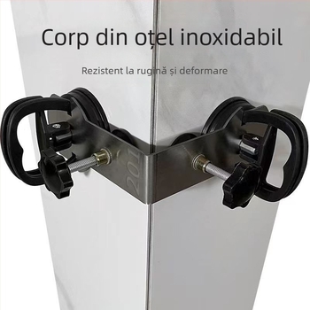 Nivelator de plăci cu ventuze duble pentru colțuri de 90° în montajul plăcilor ceramică și marmură