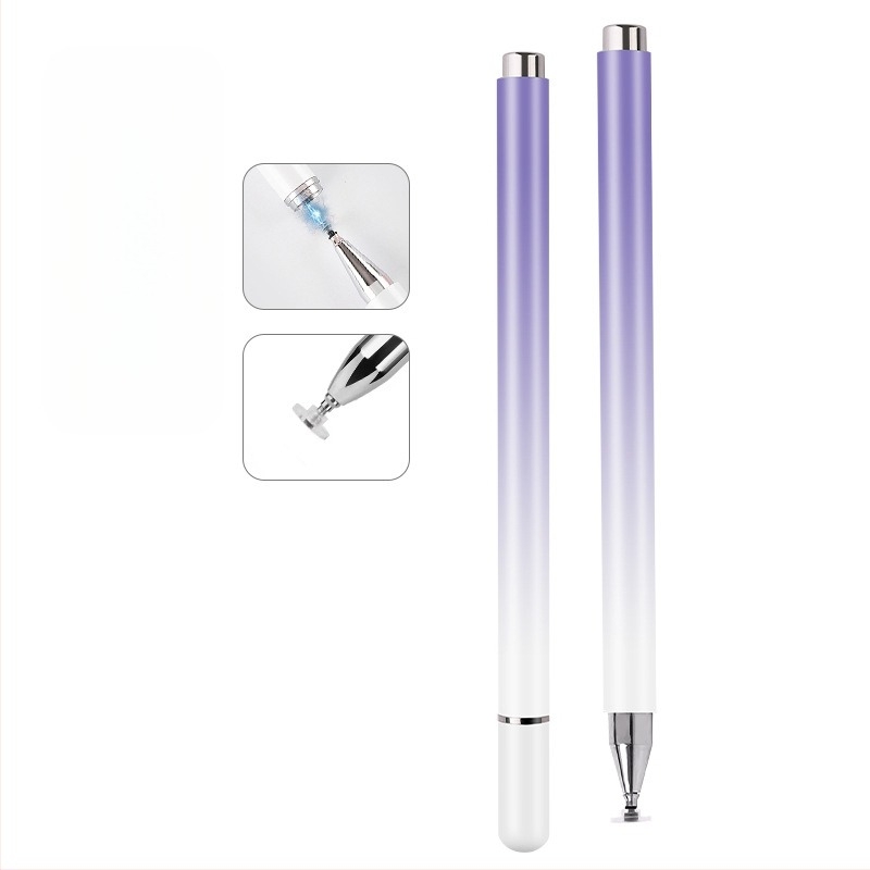 Stylus capacitiv pentru tablete și telefoane – universal, cu disc magnetic din silicon pentru desen și scriere