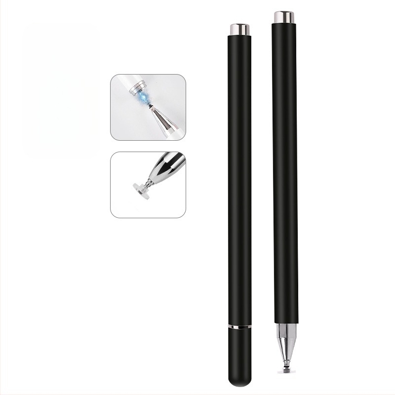 Stylus capacitiv pentru tablete și telefoane – universal, cu disc magnetic din silicon pentru desen și scriere