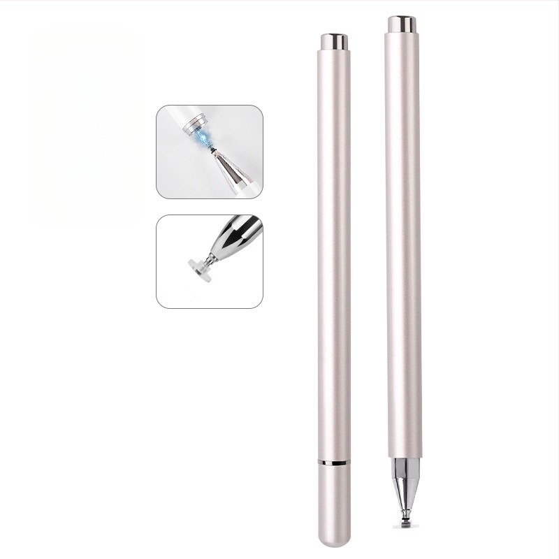 Stylus capacitiv pentru tablete și telefoane – universal, cu disc magnetic din silicon pentru desen și scriere
