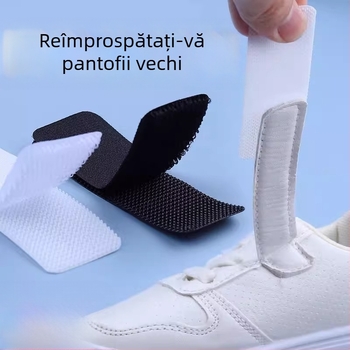 Benzi Velcro de înlocuire pentru încălțăminte pentru copii, cu bază adezivă, închizături Velcro pentru haine