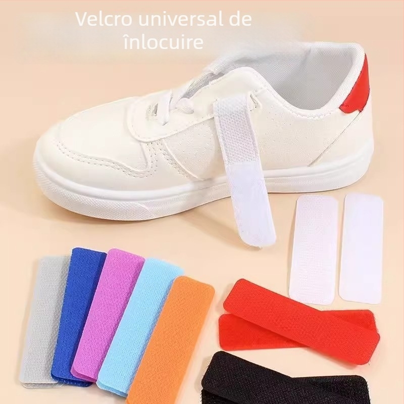 Benzi Velcro de înlocuire pentru încălțăminte pentru copii, cu bază adezivă, închizături Velcro pentru haine