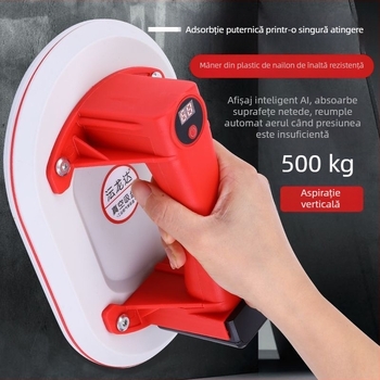 Ventuză electrică cu vid cu alimentare automată a aerului, aspirație puternică, unealtă de manipulare pentru sticlă și plăci ceramice