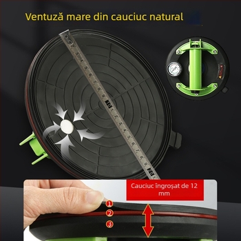 Cupă de vid pentru mobilier cu ridicare prin pompă, pentru plăci mari din ceramică, sticlă și piatră