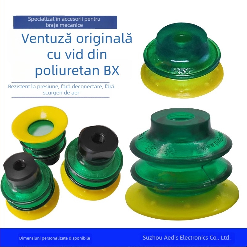 Cupă de vid pneumatică pentru manipulator robotic, PU poliuretan rezistent la uzură, model B25X/BX52P3060
