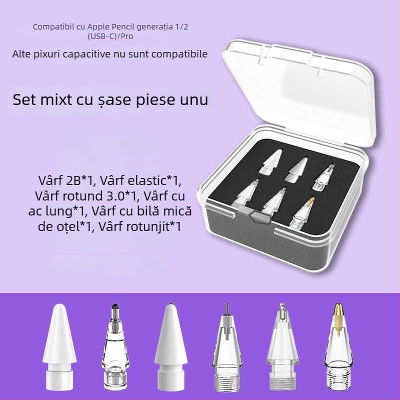 Vârf de înlocuire rezistent la uzură pentru Apple Pencil Pro, stilou pentru iPad