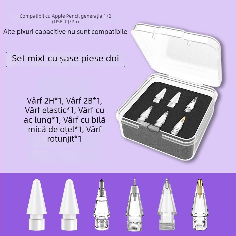 Vârf de înlocuire rezistent la uzură pentru Apple Pencil Pro, stilou pentru iPad