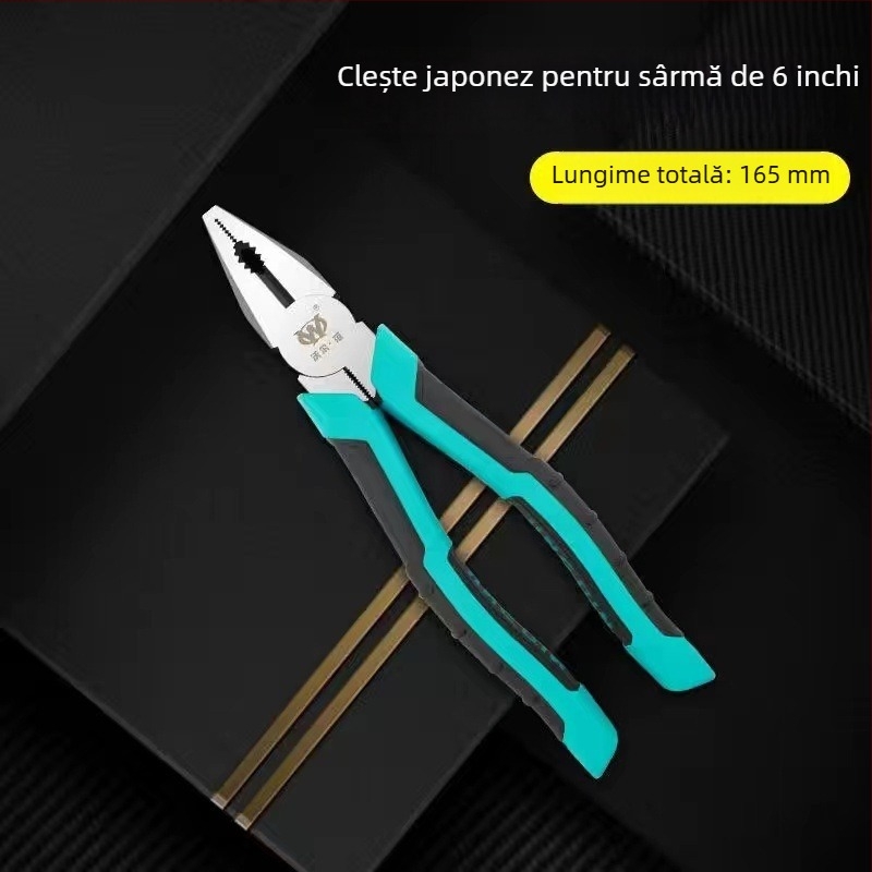 Clește multifuncțional cu nas subțire de 9 inchi, cu nas diagonal, pentru electricieni