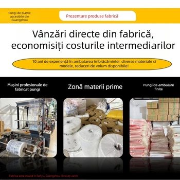 Pungă PE transparentă, fără pudră, cu fermoar, pentru haine, ambalaj pentru îmbrăcăminte 35×45 cm