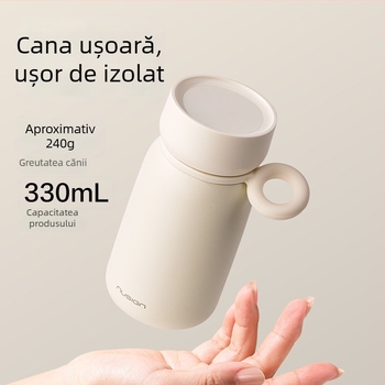 Ns859 cană de shaker 330 ml SUS316L, culoare latte
