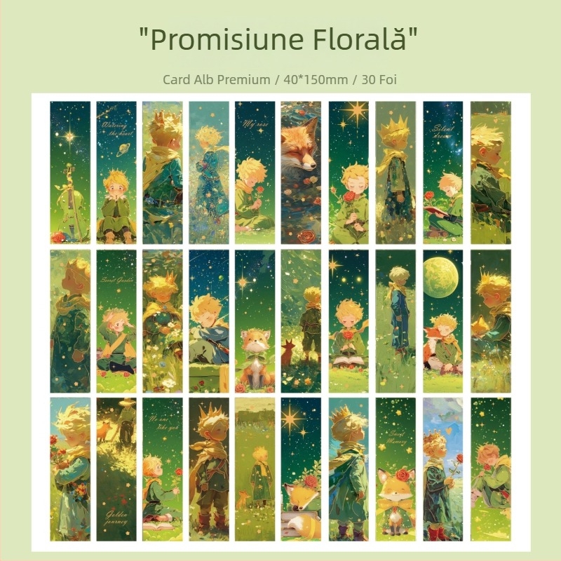 Semne de carte în cutie — seria Gentle Universe, ilustrații creative ale personajelor pentru elevi