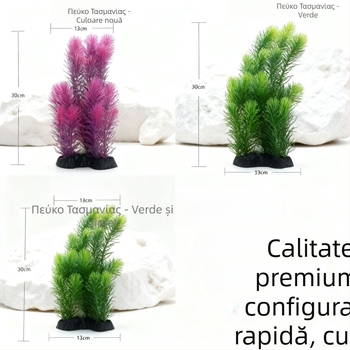 Plante artificiale acvatice pentru amenajarea acvariului, bonsai din plastic și plante simulate