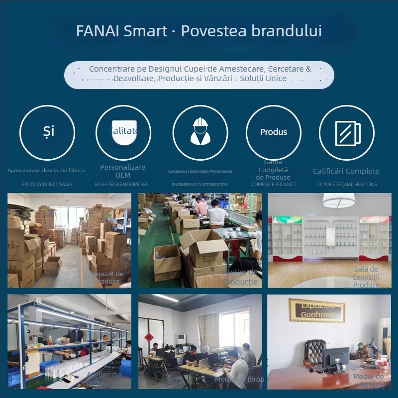 Cana electrică de amestecare a proteinei, din sticlă borosiliată, amestecare automată, pereți dubli