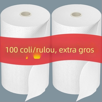 Lavete de bucătărie groase, cu utilizare dublă pentru uscat și ud, de unică folosință, rol extra-large