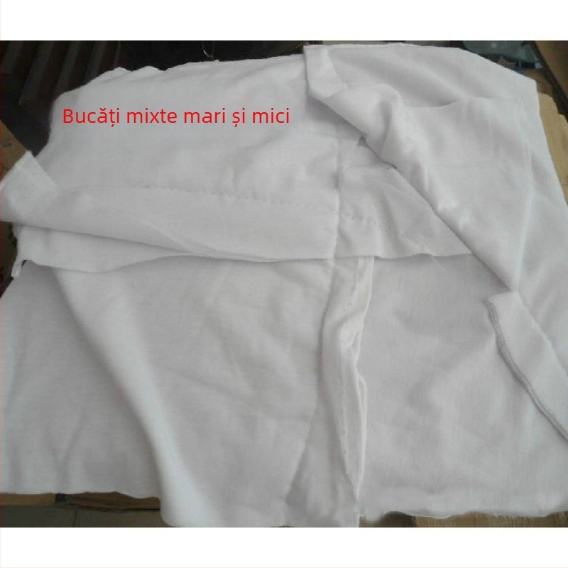 Cârpa albă industrială, mare, absorbantă pentru ulei