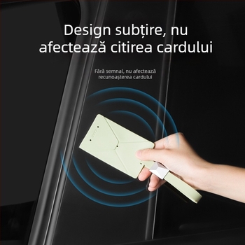 Carcasă din silicon moale pentru cardul cheie Tesla, compatibil Model Y și Model 3