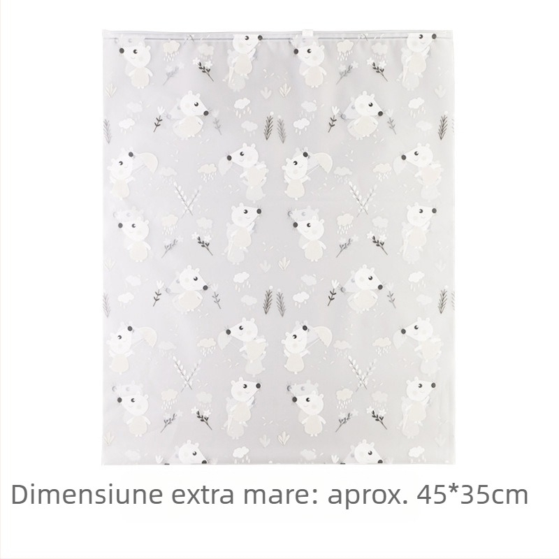 Geantă organizator pentru haine de călătorie, pungă sigilată impermeabilă, dimensiune mare 40×50 cm