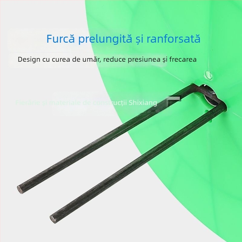 Reel pentru furtun de irigații, cu curea de umăr și suport de depozitare a conductelor