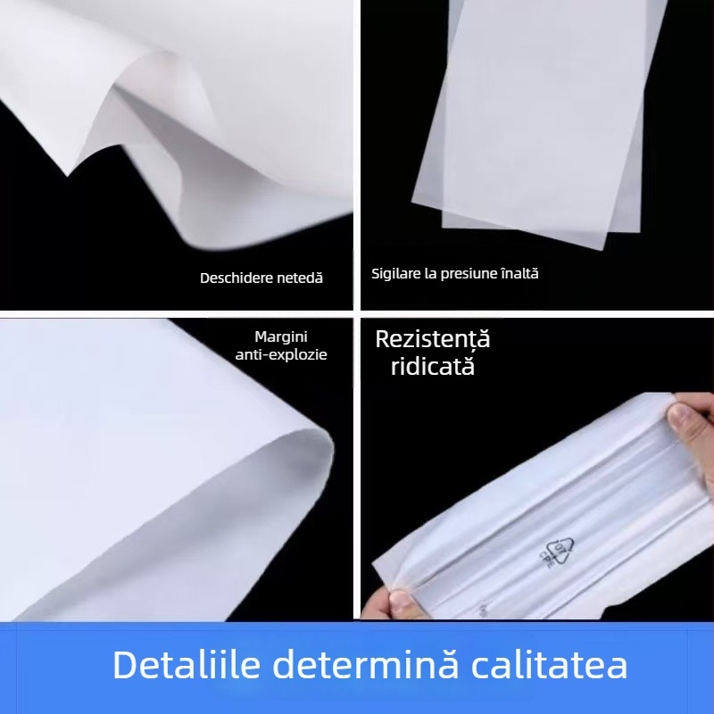 Pungă CPE mată pentru accesorii de telefoane — Plic plat PE transparent pentru carcase și cabluri