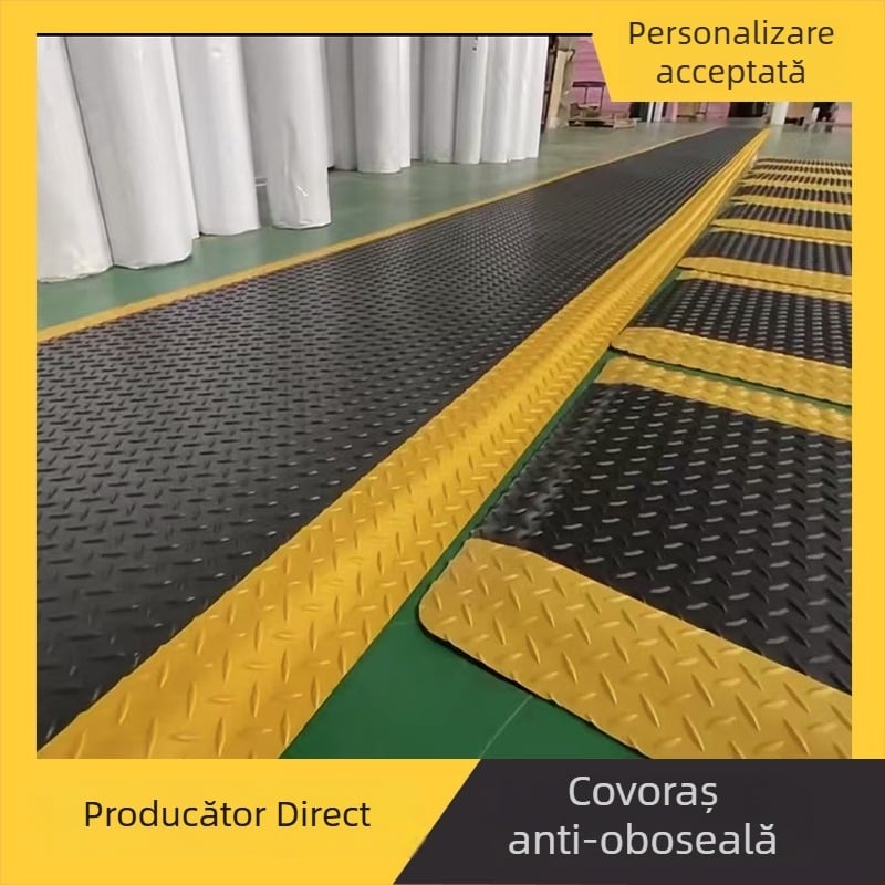 Covorașe antifatigue din cauciuc, antistatice, rezistente la uzură, pentru linia de producție a fabricii