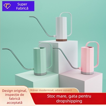Rip 1.2 L recipient transparent din plastic pentru udare, pentru suculente, cu gură lungă