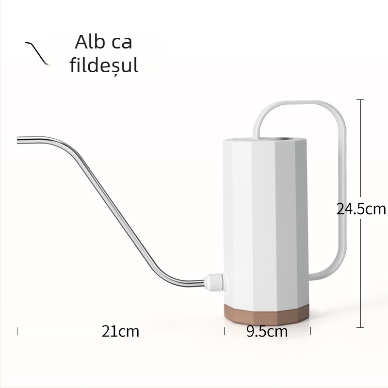 Rip 1.2 L recipient transparent din plastic pentru udare, pentru suculente, cu gură lungă