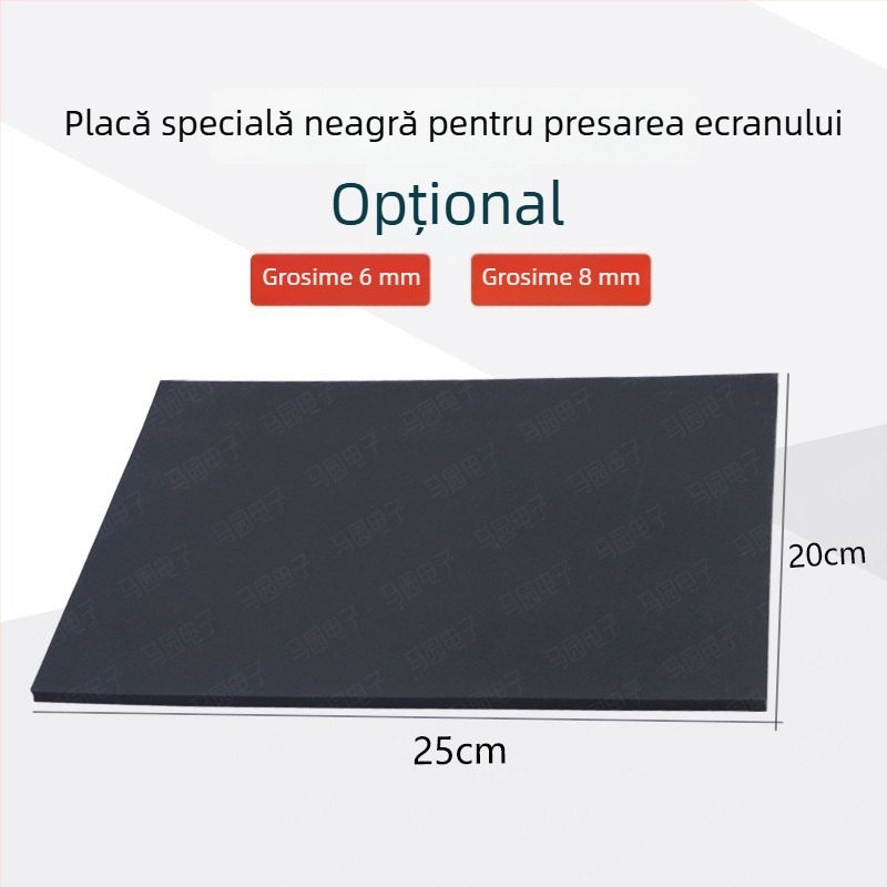 Pad de lipire OCA pentru laminarea ecranului – negru și roșu, pentru repararea ecranelor de telefoane mobile, model MY-800B/MY-800R
