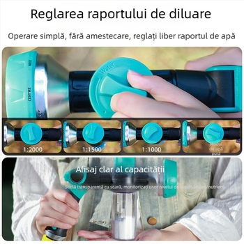 Pulverizator de fertilizare pentru grădină și duză de udare pentru flori și răsaduri