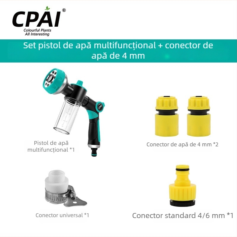 Pulverizator de fertilizare pentru grădină și duză de udare pentru flori și răsaduri