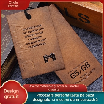 Design gratuit etichete din hârtie kraft pentru îmbrăcăminte și etichete informaționale despre produse