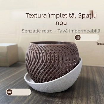 Ghiveci de birou pentru suculente, imprimare 3D, decor pentru casă și birou