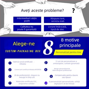 Cutie albă din carton cu fereastră transparentă pentru ambalarea lenjeriei și a cosmeticelor