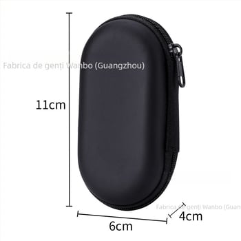 Geantă ovală EVA pentru cabluri – husă pentru cabluri, unități USB, încărcătoare și căști Bluetooth